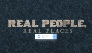 Real People, Real Places Series Graphics